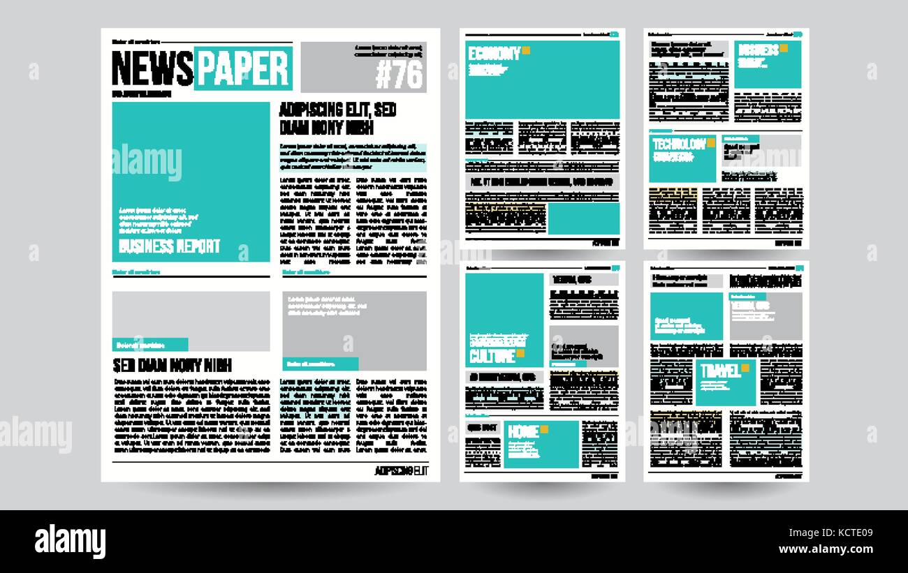 modern newspaper template