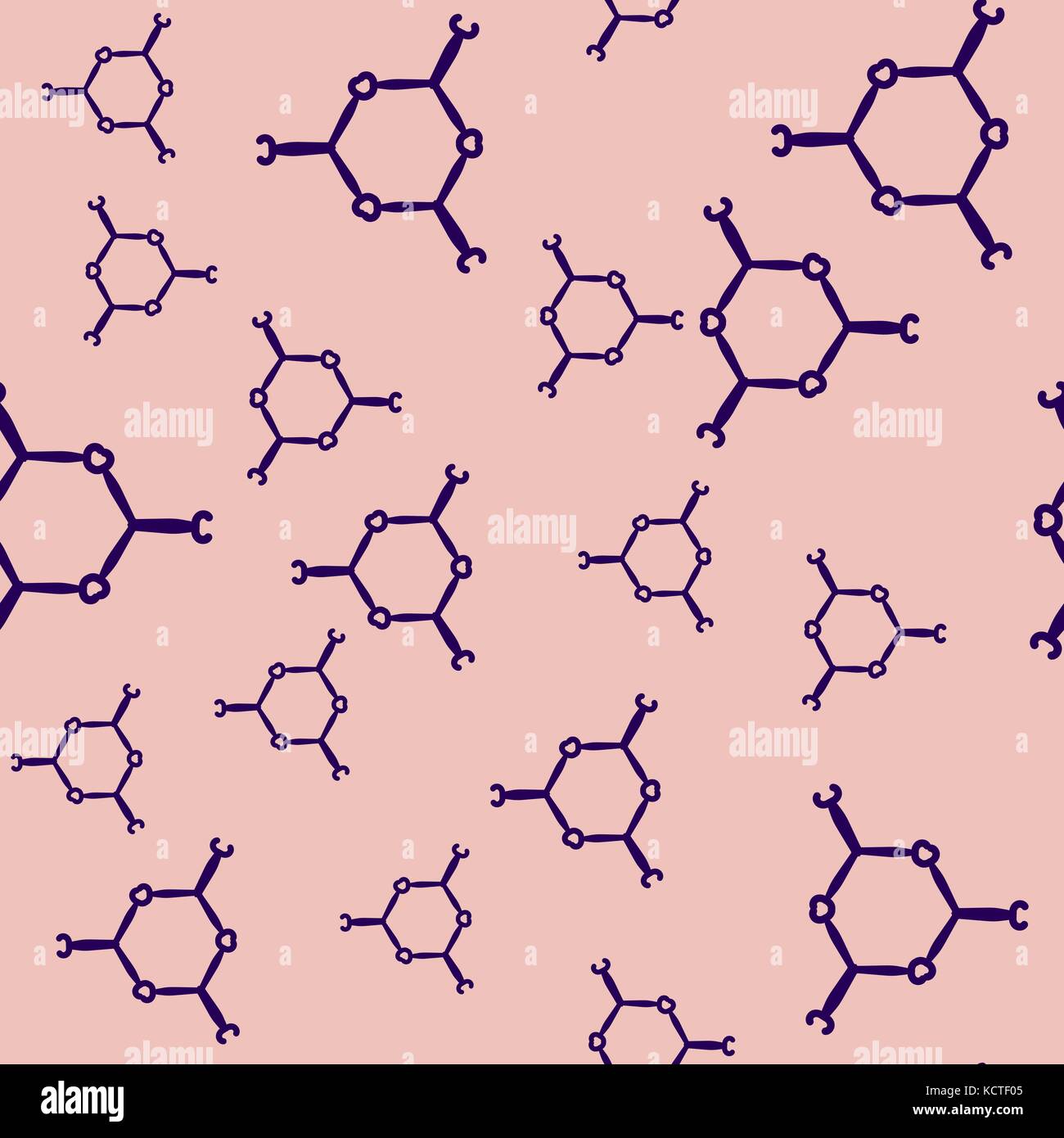 Abstract vector chemistry seamless background Stock Vector Image & Art ...