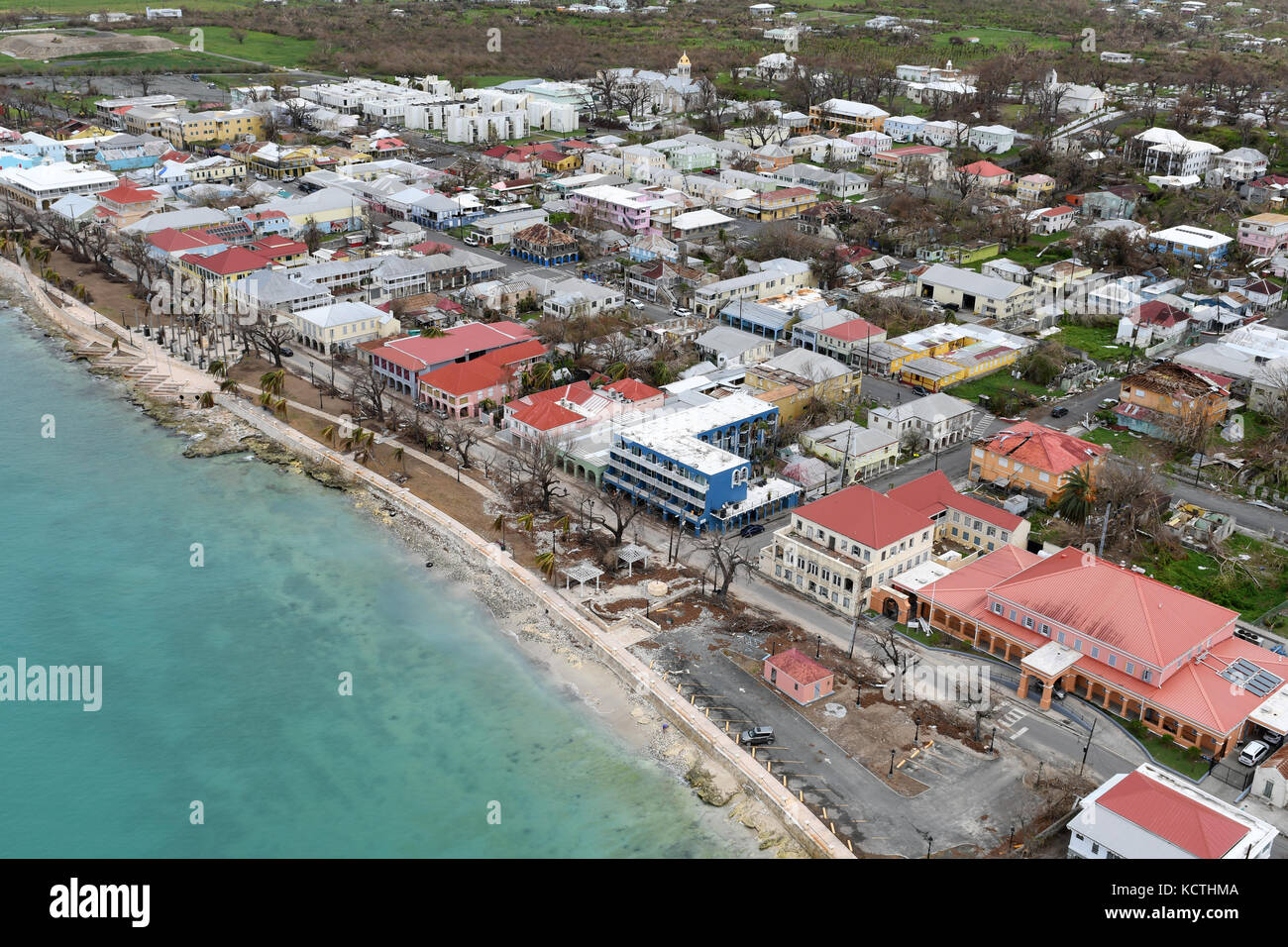 St. Croix, US Virgin IslandsAerial views of the island show