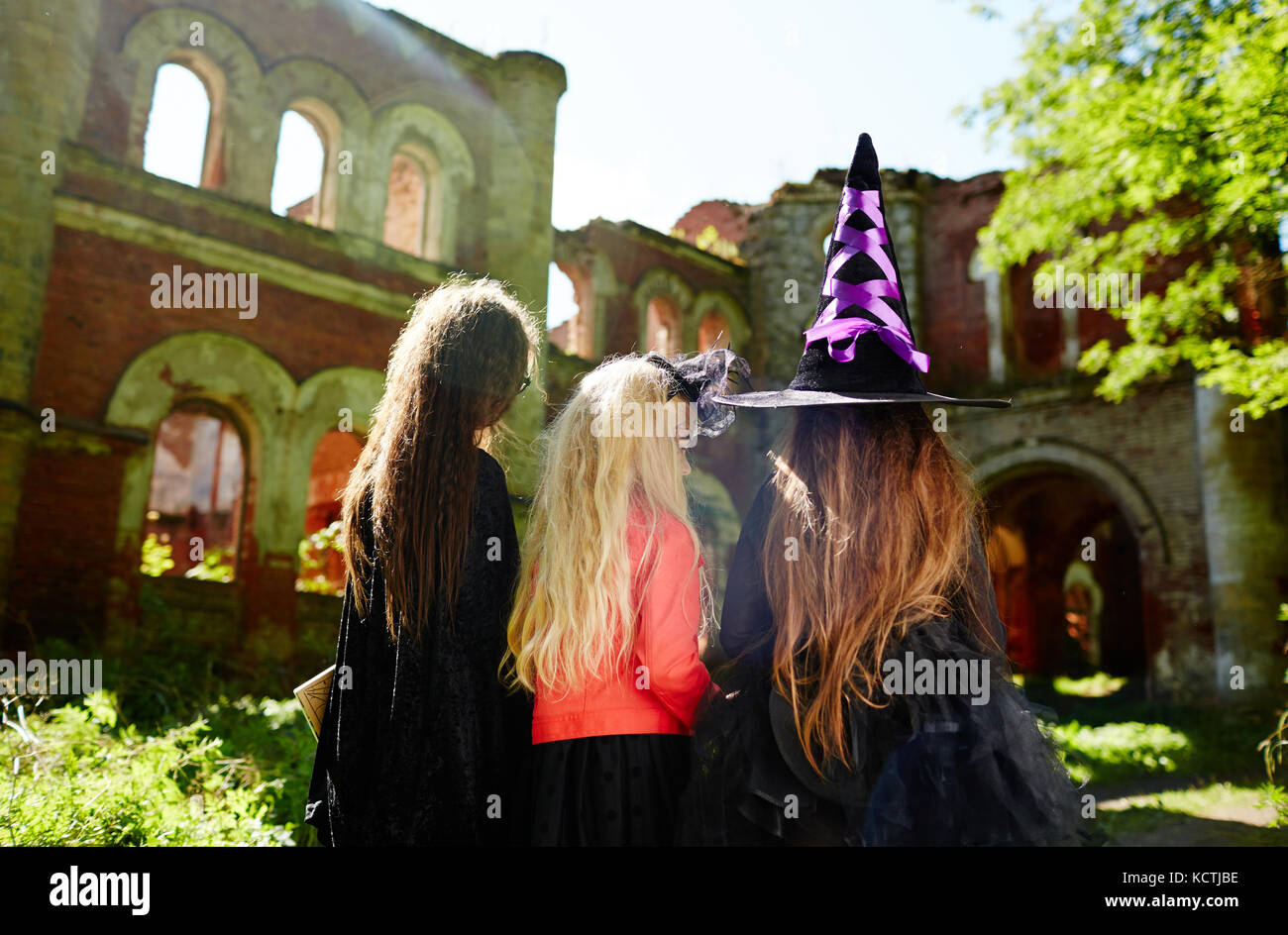 Walk of witches Stock Photo