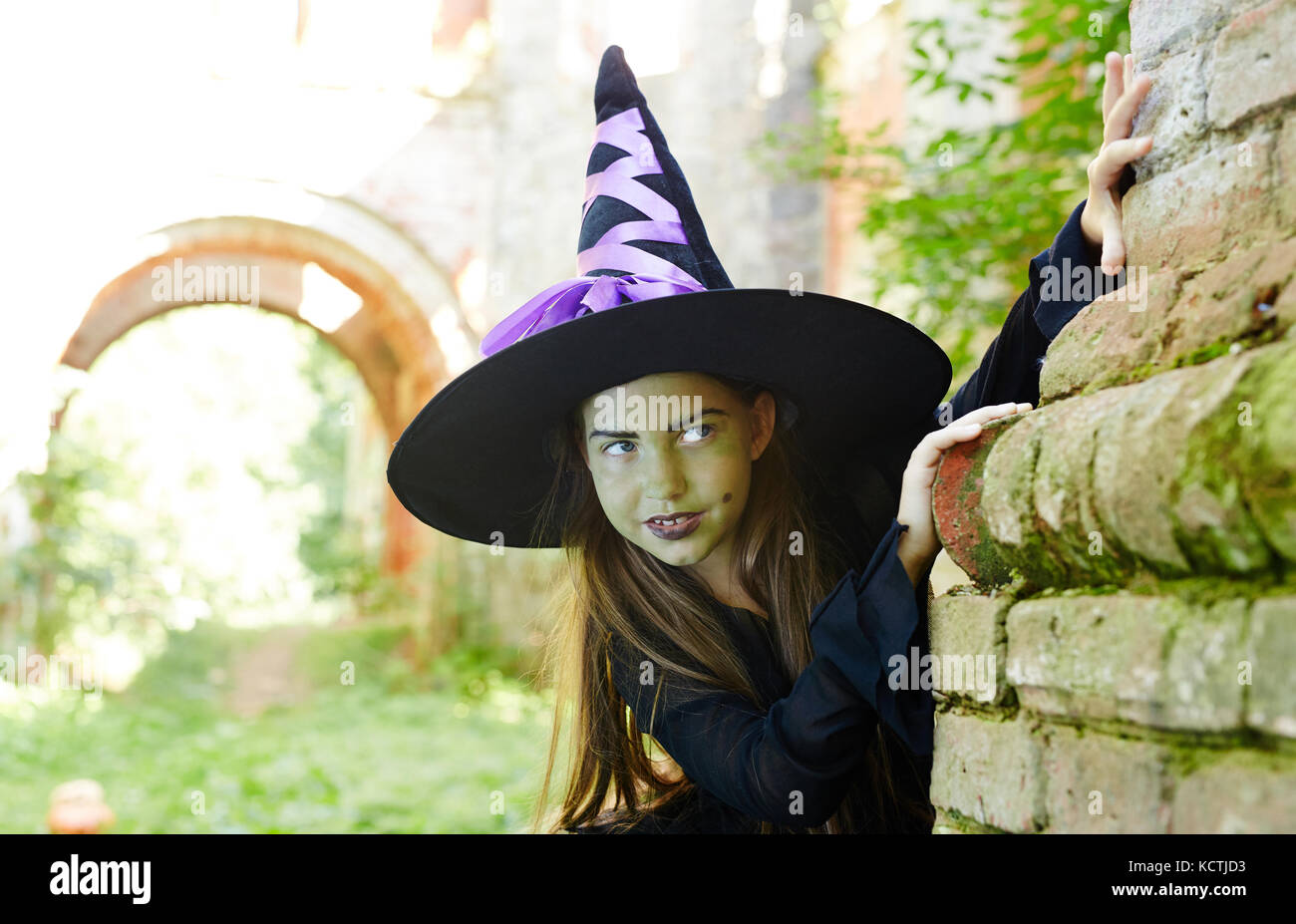 Witch watching you Stock Photo