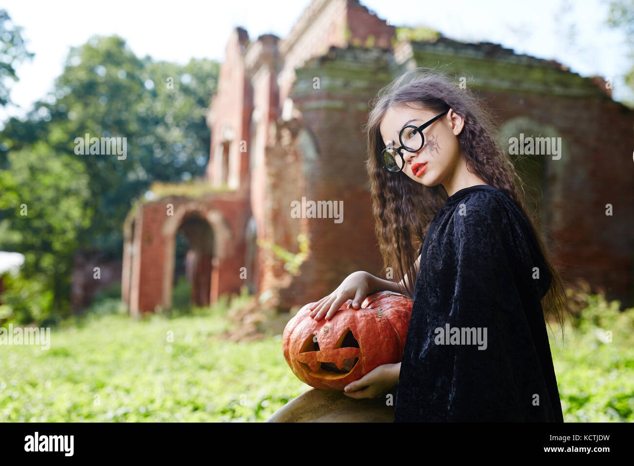 Witch in warlock Stock Photo Alamy