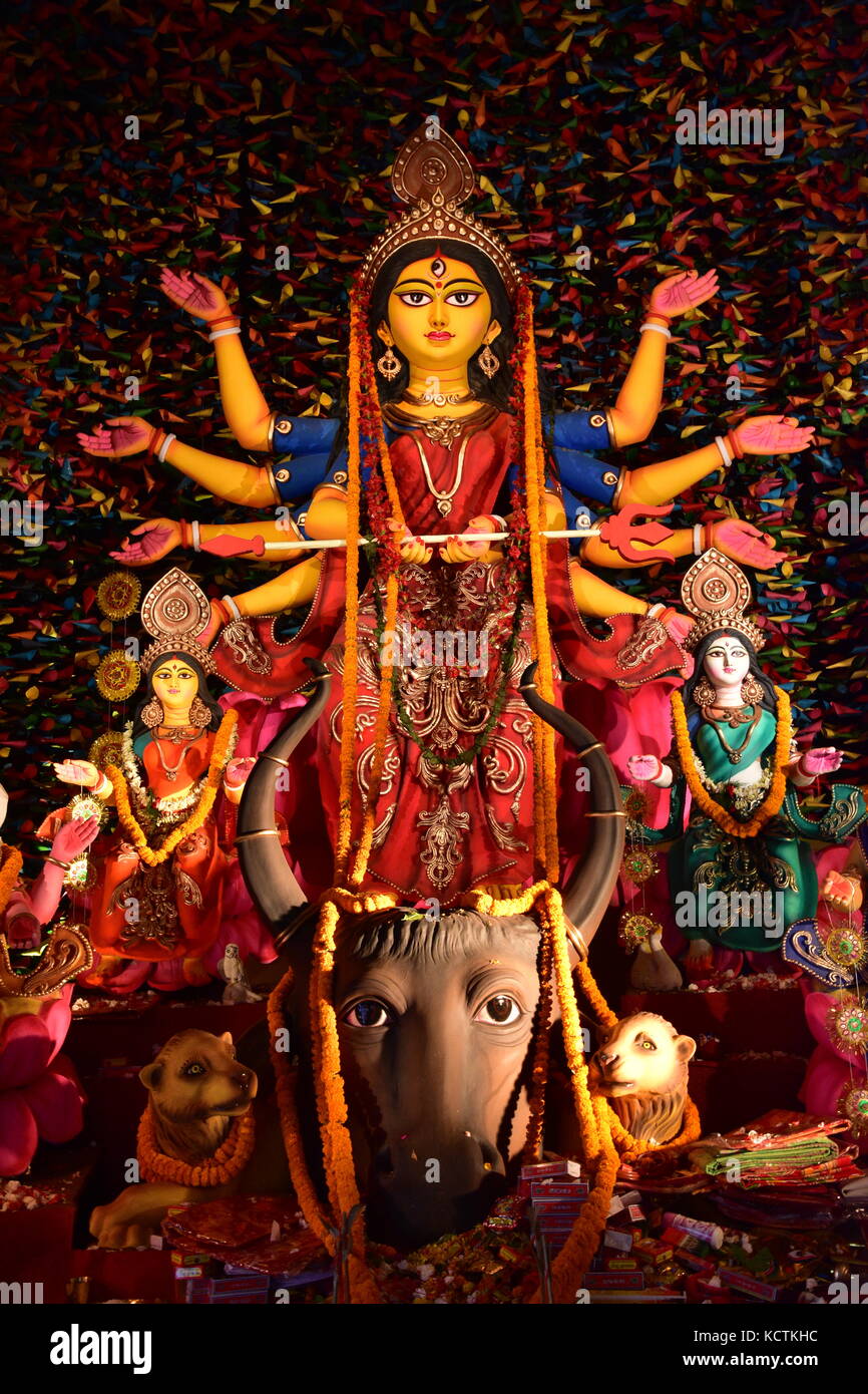 Durga Puja Festival, Kolkata, West Bengal, India Stock Photo Alamy
