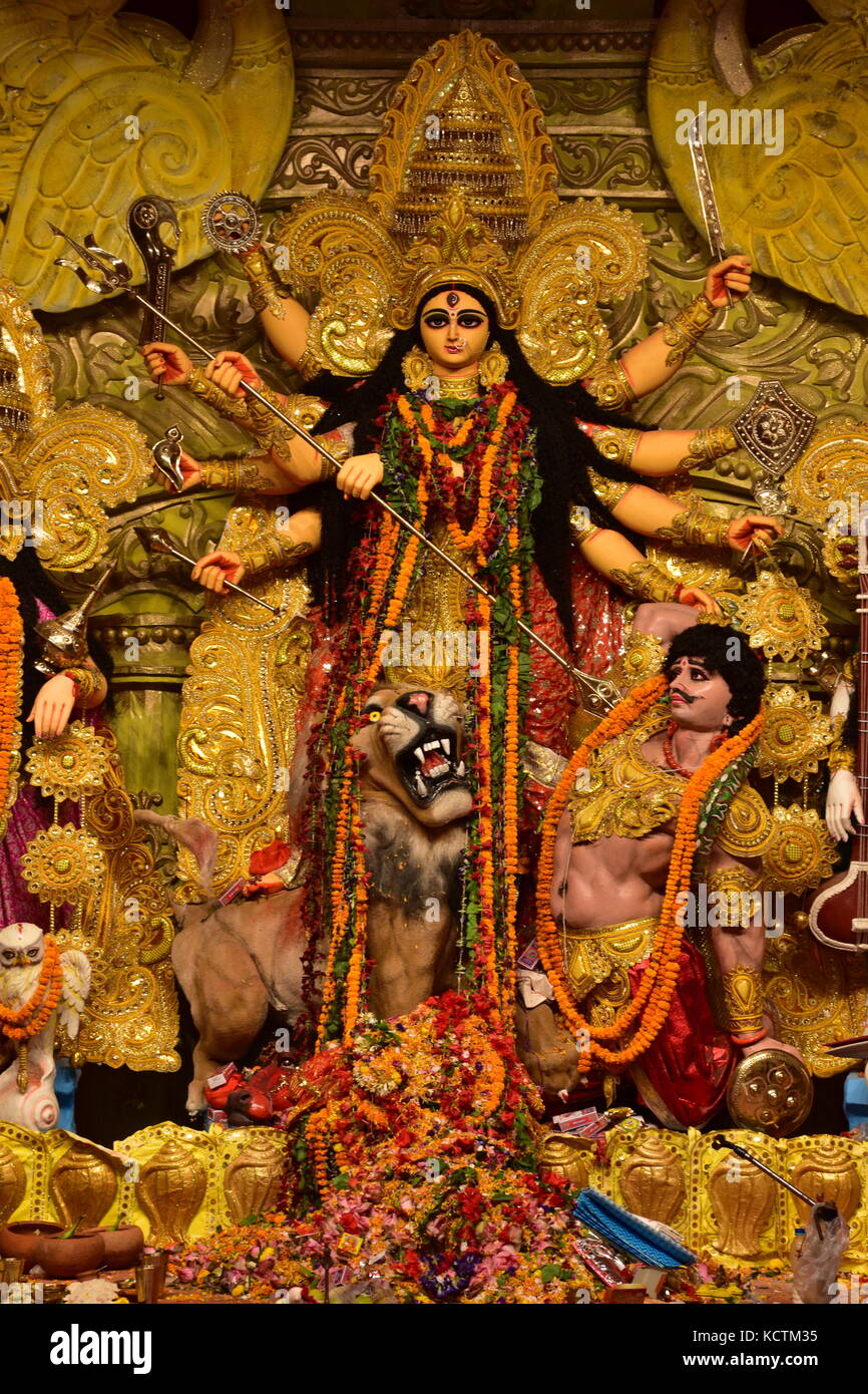 Durga Puja Festival, Kolkata, West Bengal, India Stock Photo Alamy