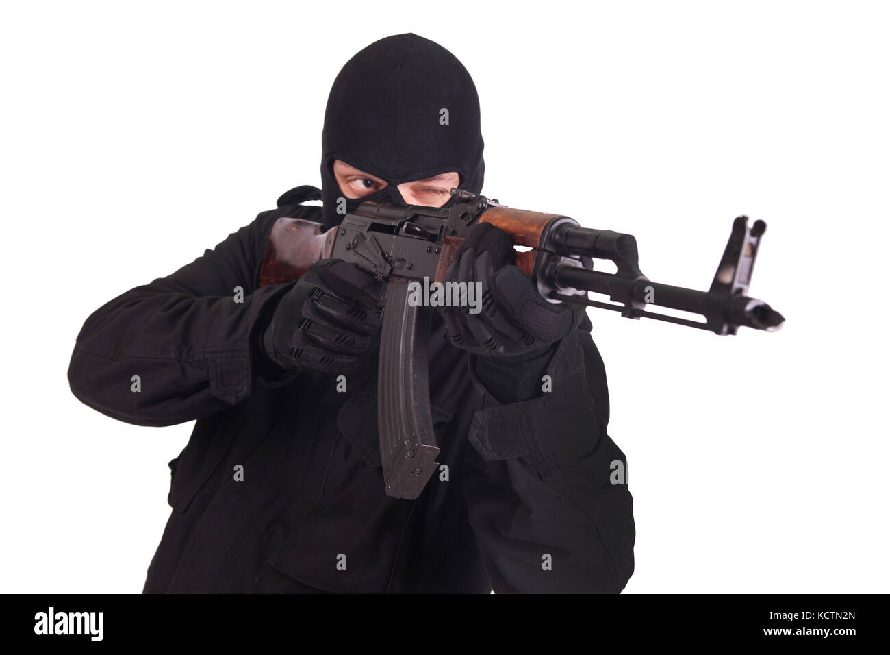 Man Holding Ak47 Gun Stock Photos & Man Holding Ak47 Gun Stock Images ...