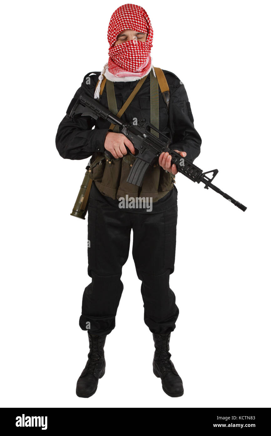 Rebel Assault Rifle rebel with assault rifle isolated on white Stock Photo - Alamy