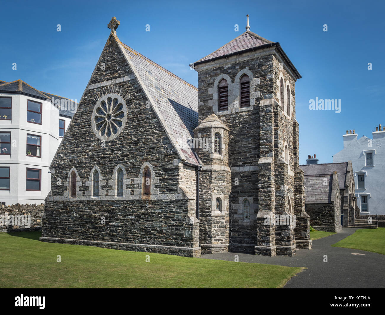 St Catherine's Church, Port Erin, Isle of Man. Stock Photo