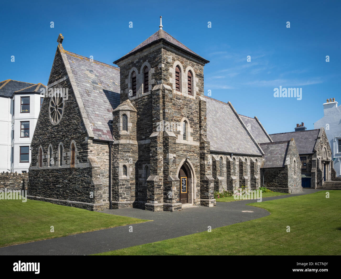 St Catherine's Church, Port Erin, Isle of Man. Stock Photo