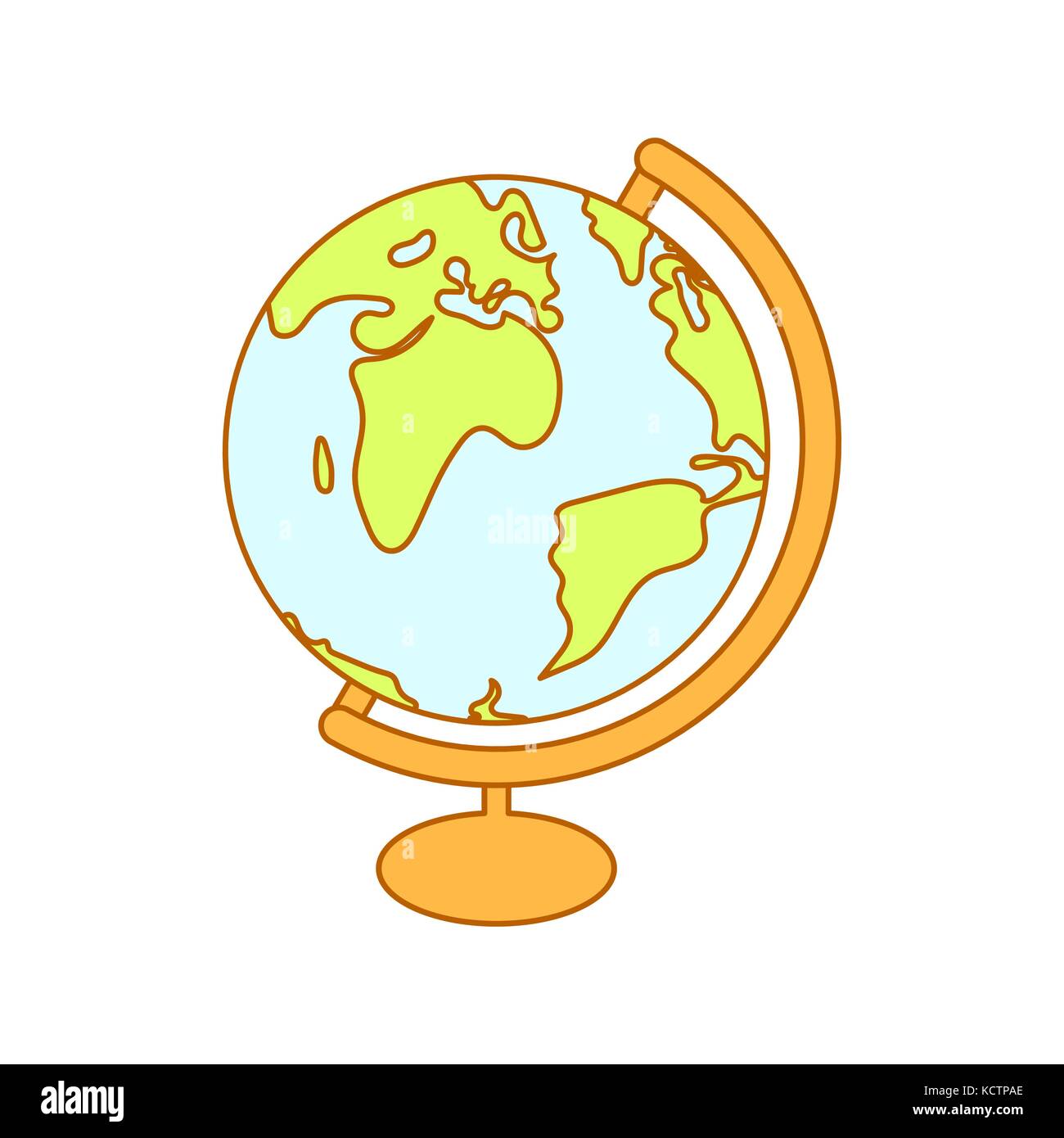 Globe vector illustration Stock Vector Image & Art - Alamy