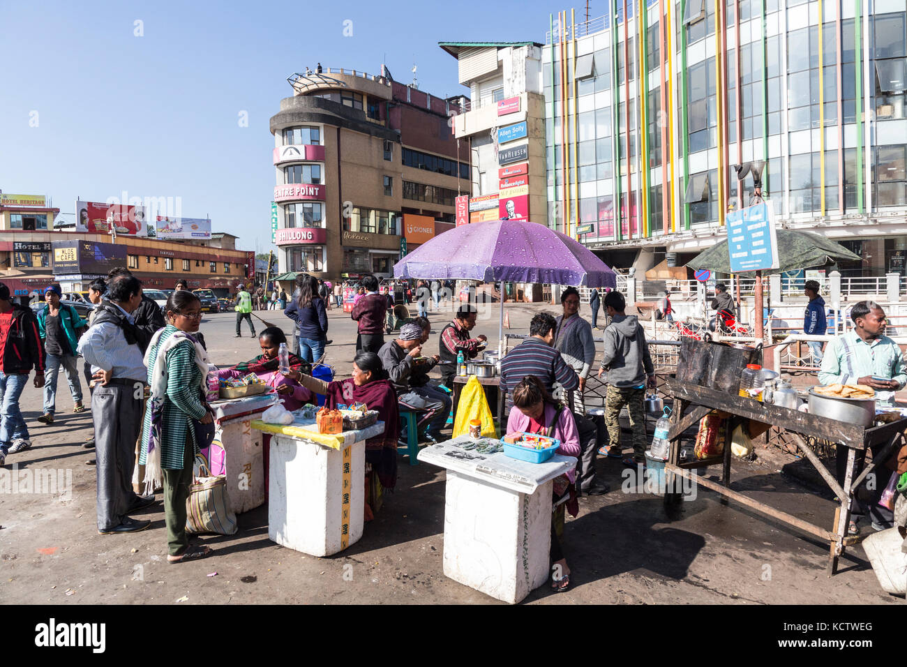 Police Bazar, Shillong, Meghalaya, India Stock Photo - Alamy