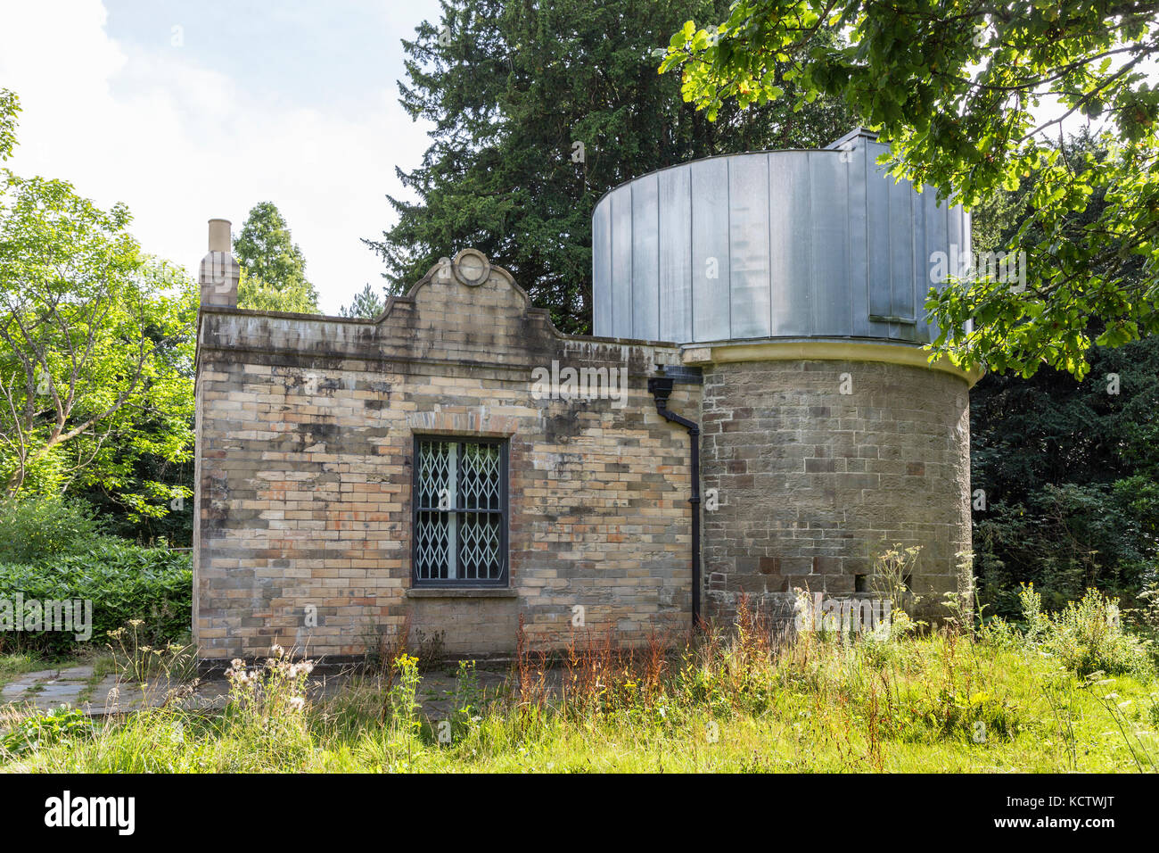 John Dillwyn Llewellyn's observatory at Penllergare, Swansea, Wales, UK Stock Photo