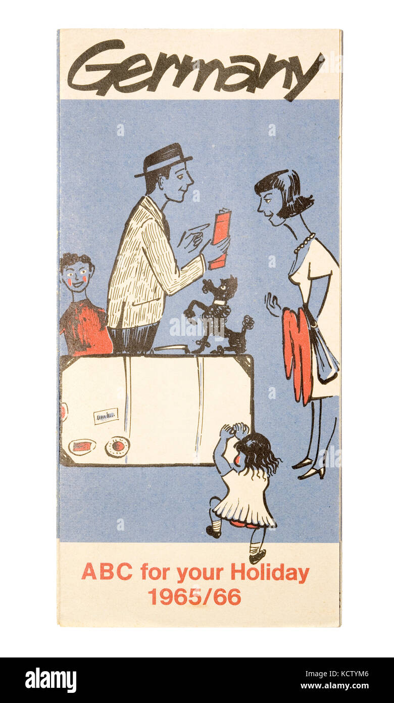 Vintage Guide to Germany Stock Photo - Alamy