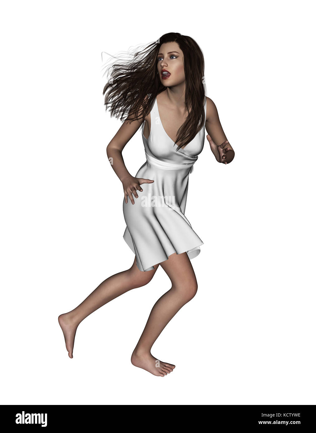 Woman running away fear hires stock photography and images Alamy