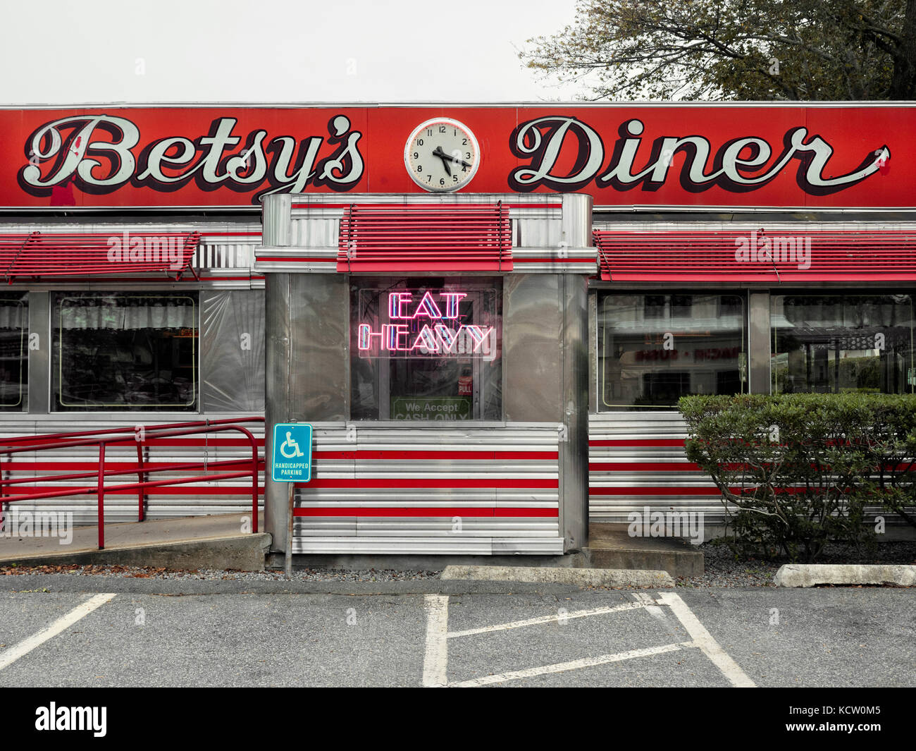 Betsy's Diner Falmouth MA USA Stock Photo