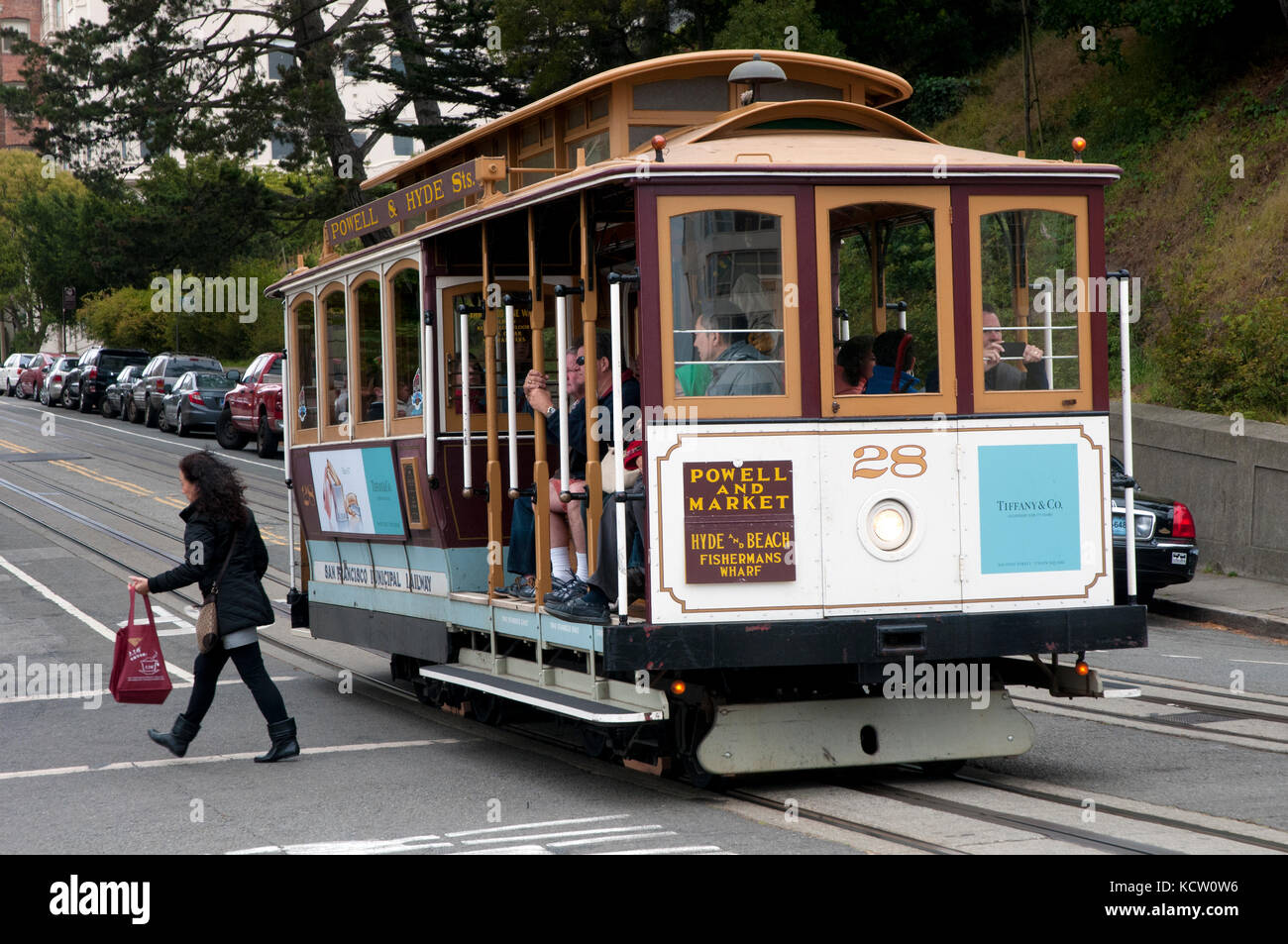 San Francisco trolley Stock Photo Alamy