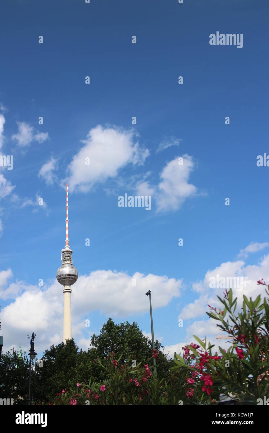 Berliner Fernsehturm Stock Photo