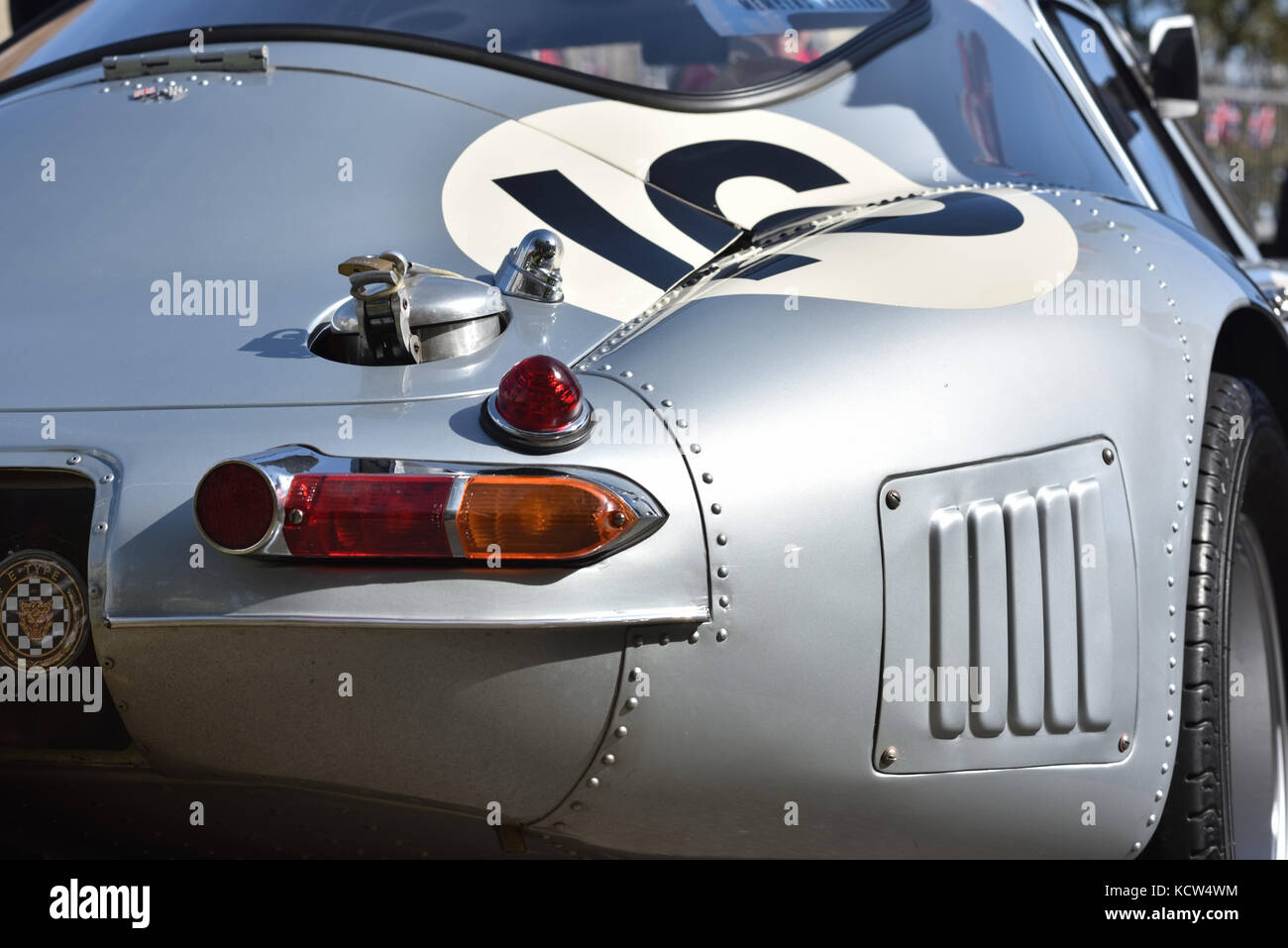 Jaguar E-Type lightweight racing car Stock Photo