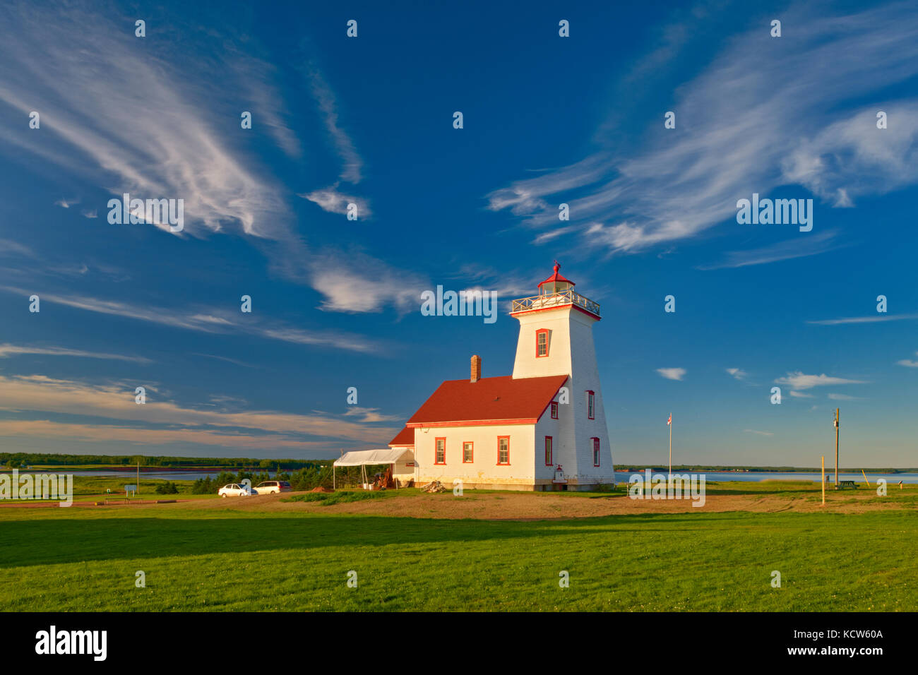 Wood Islands Lighthouse. Wood Islands Provincial Park, Wood Islands