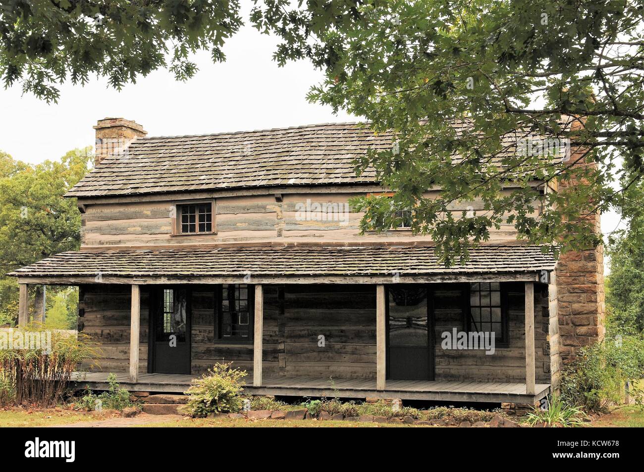 The John Latta House, Prairie Grove Battlefield State Park Stock Photo Alamy