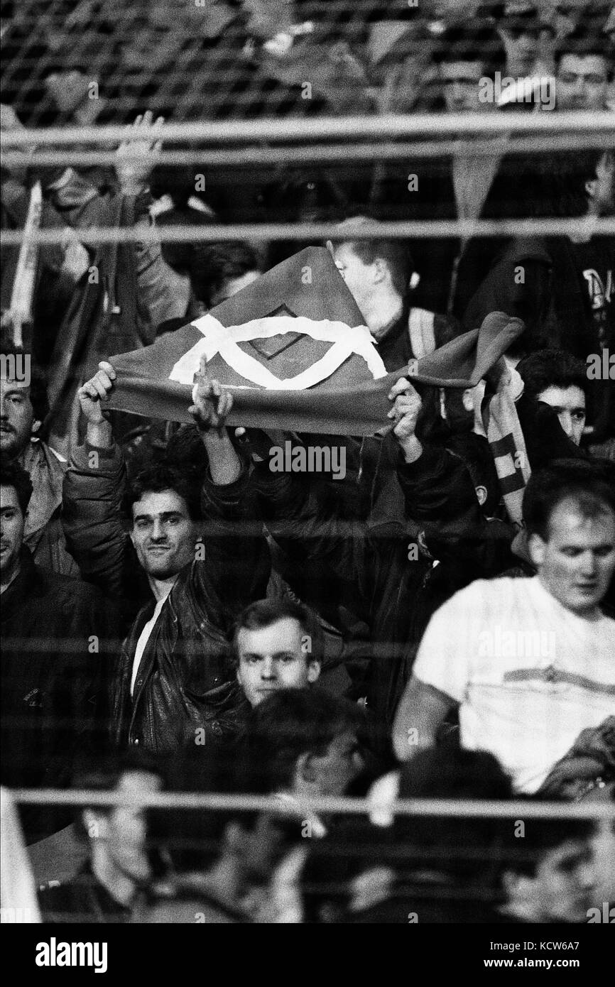 Football hooligans Black and White Stock Photos & Images Alamy