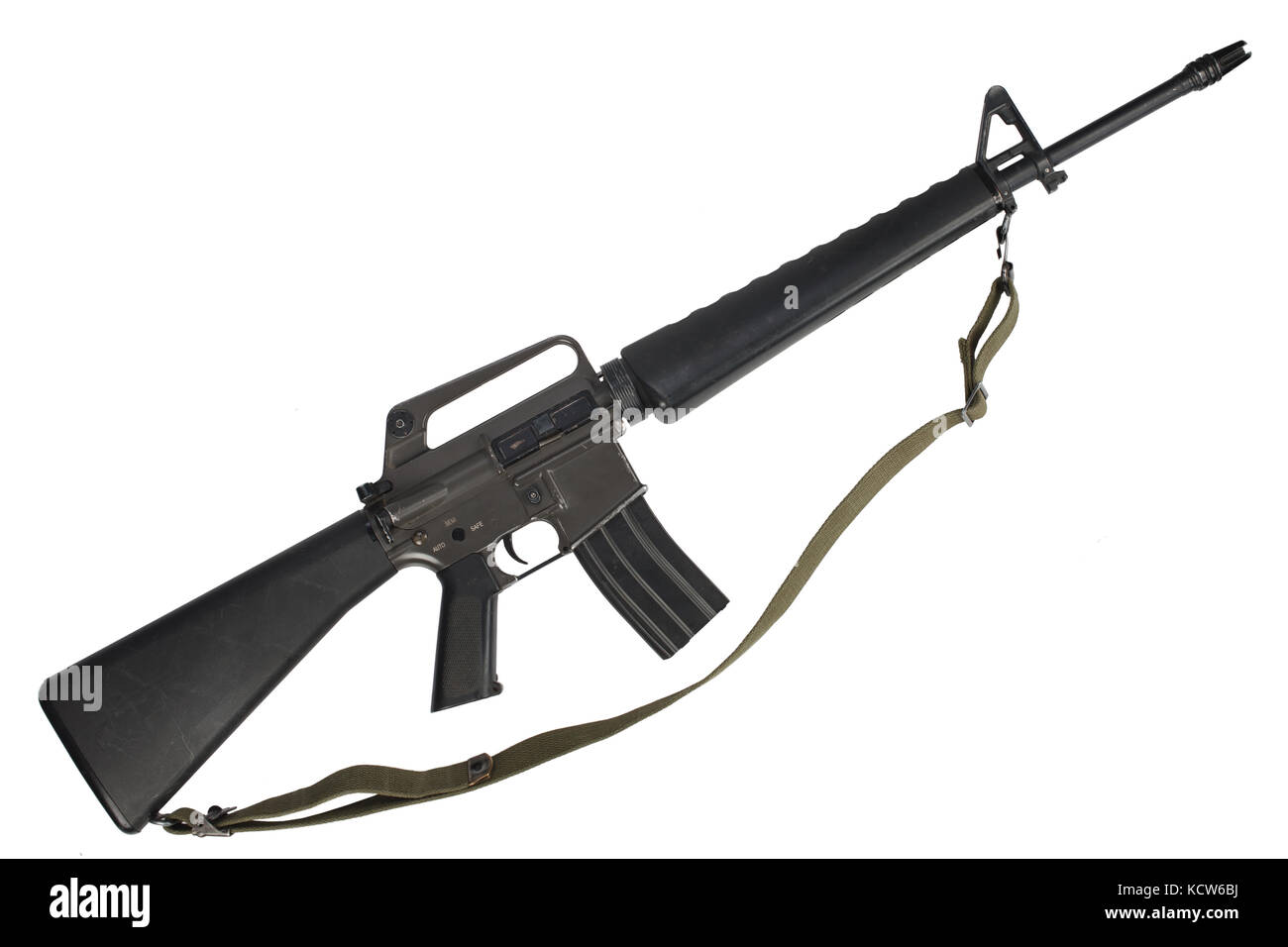 M16 rifle with Vietnam War period Stock Photo