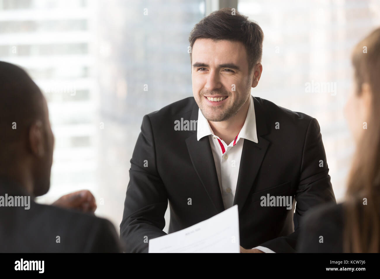 Portrait of job interviewers people hi-res stock photography and images ...