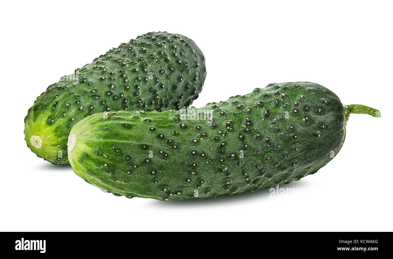 cucumber isolated on white background Stock Photo - Alamy