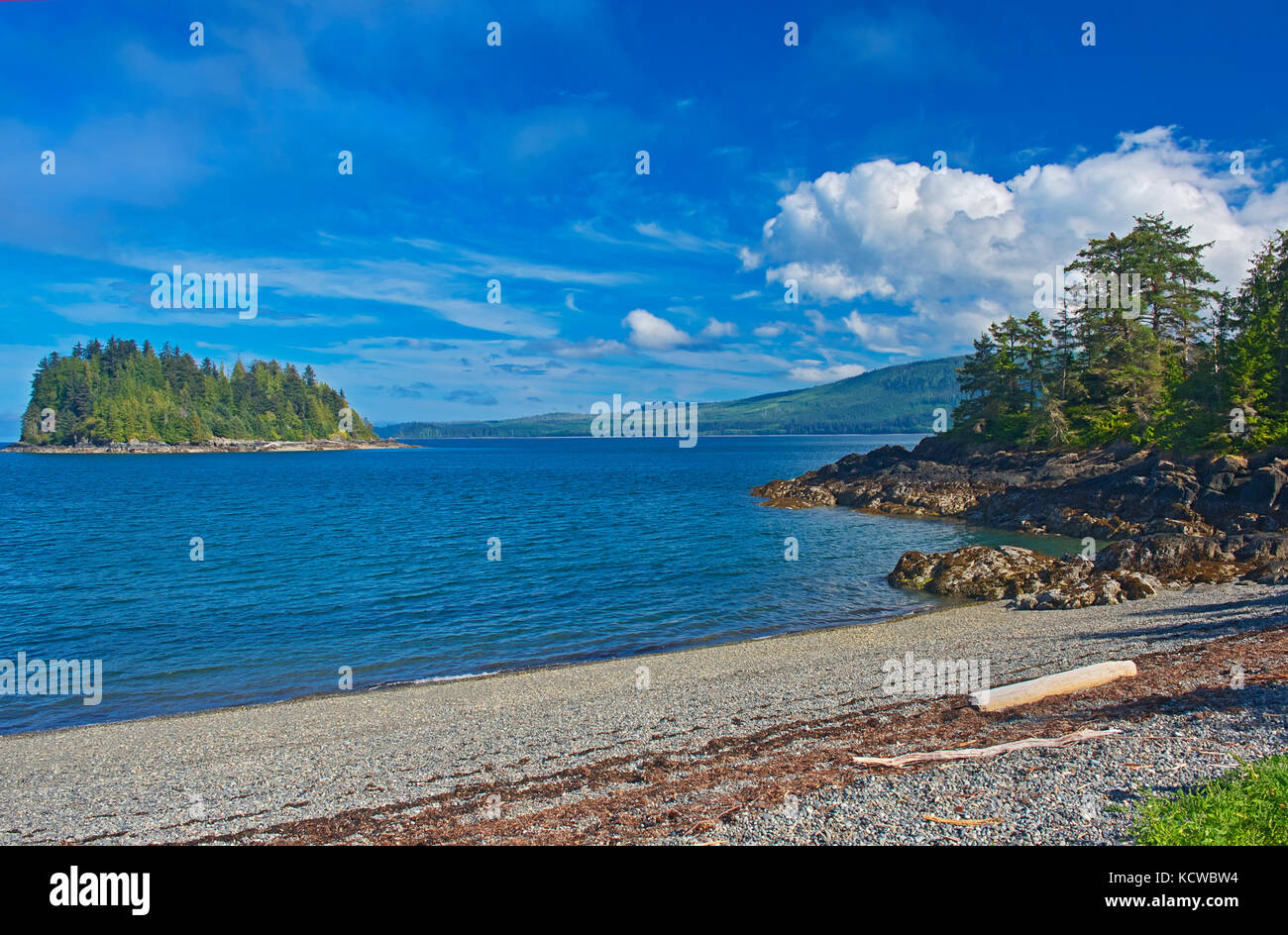 Pacific Ocean. Skidegate. Graham Island. , Haida Gwaii (formerly the