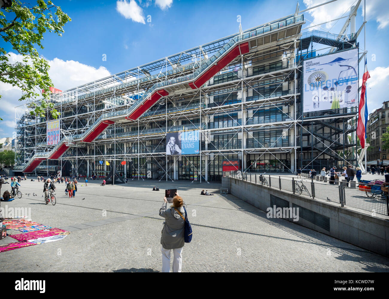 Centre Pompidou Stock Photo
