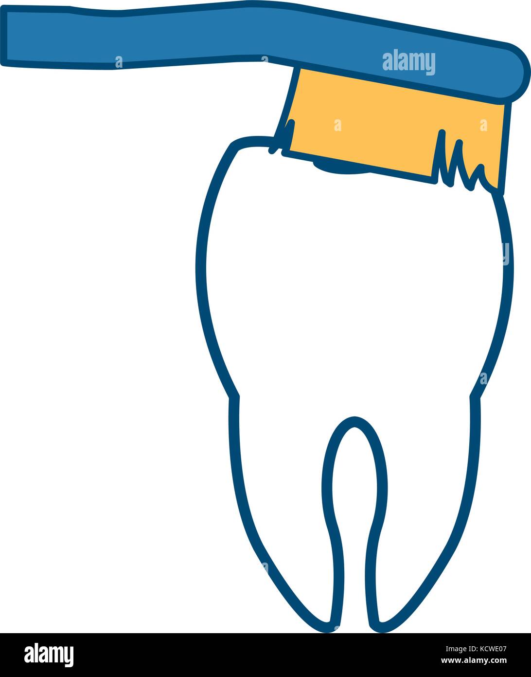 Toothbrush dental hygiene Stock Vector Image & Art - Alamy