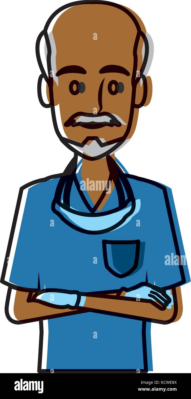 Dentist cartoon isolated Stock Vector