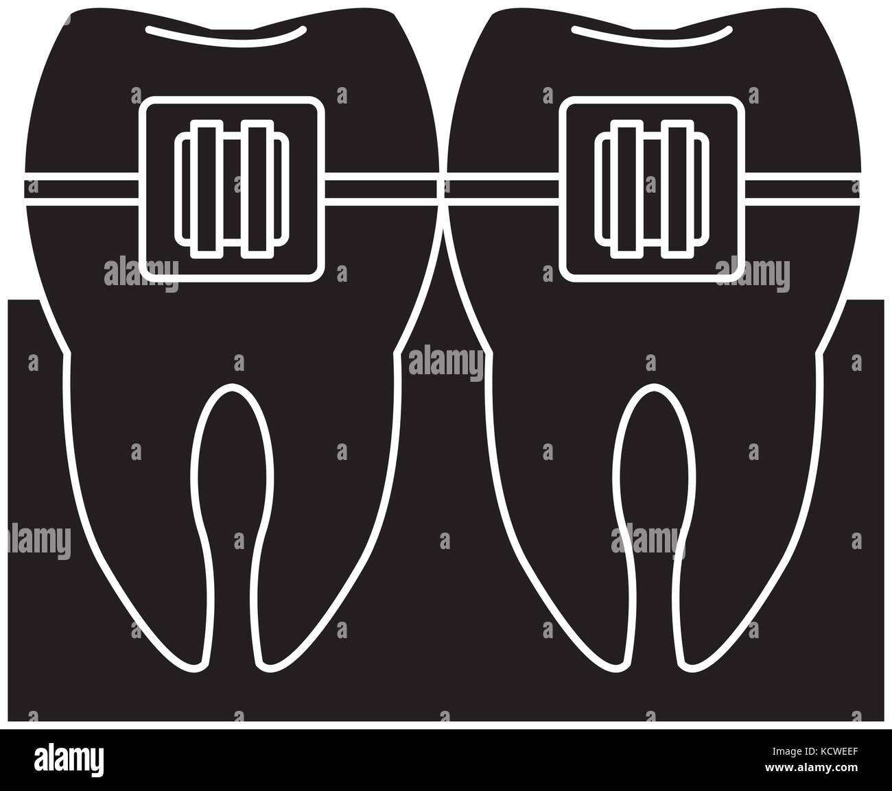 Tooths and dental care Stock Vector Image & Art - Alamy