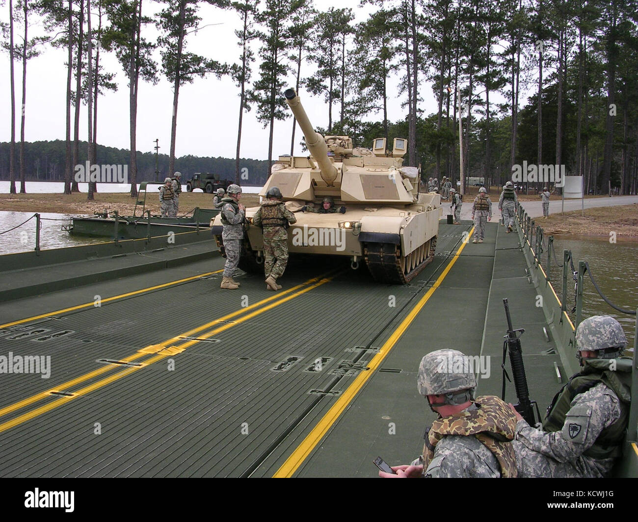 U.S. Soldiers in the 125th MultiRole Bridge Company, South Carolina
