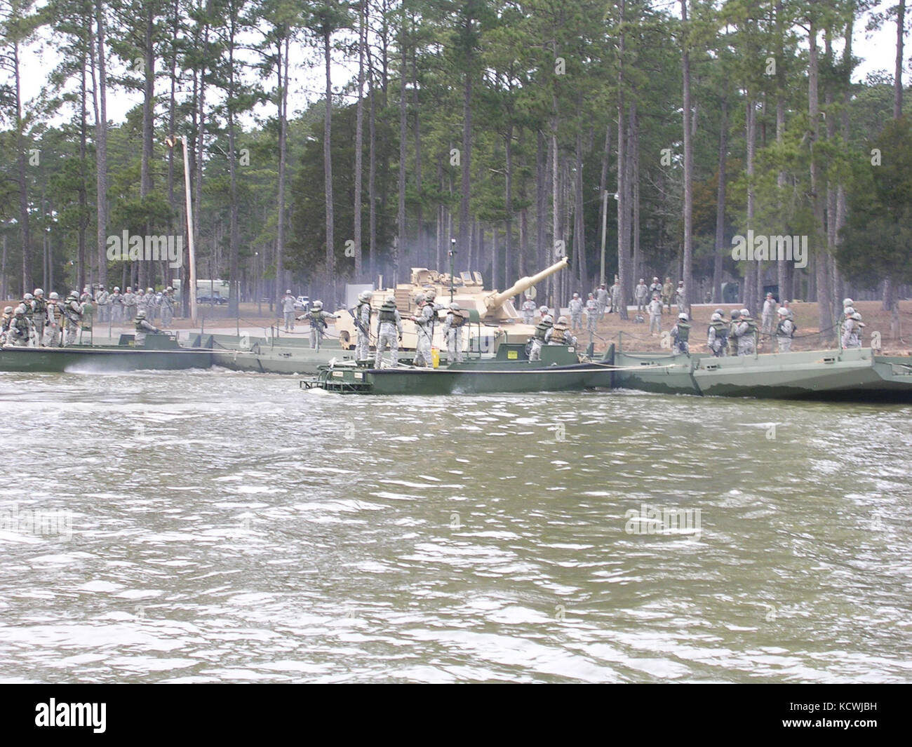 U.S. Soldiers in the 125th MultiRole Bridge Company, South Carolina