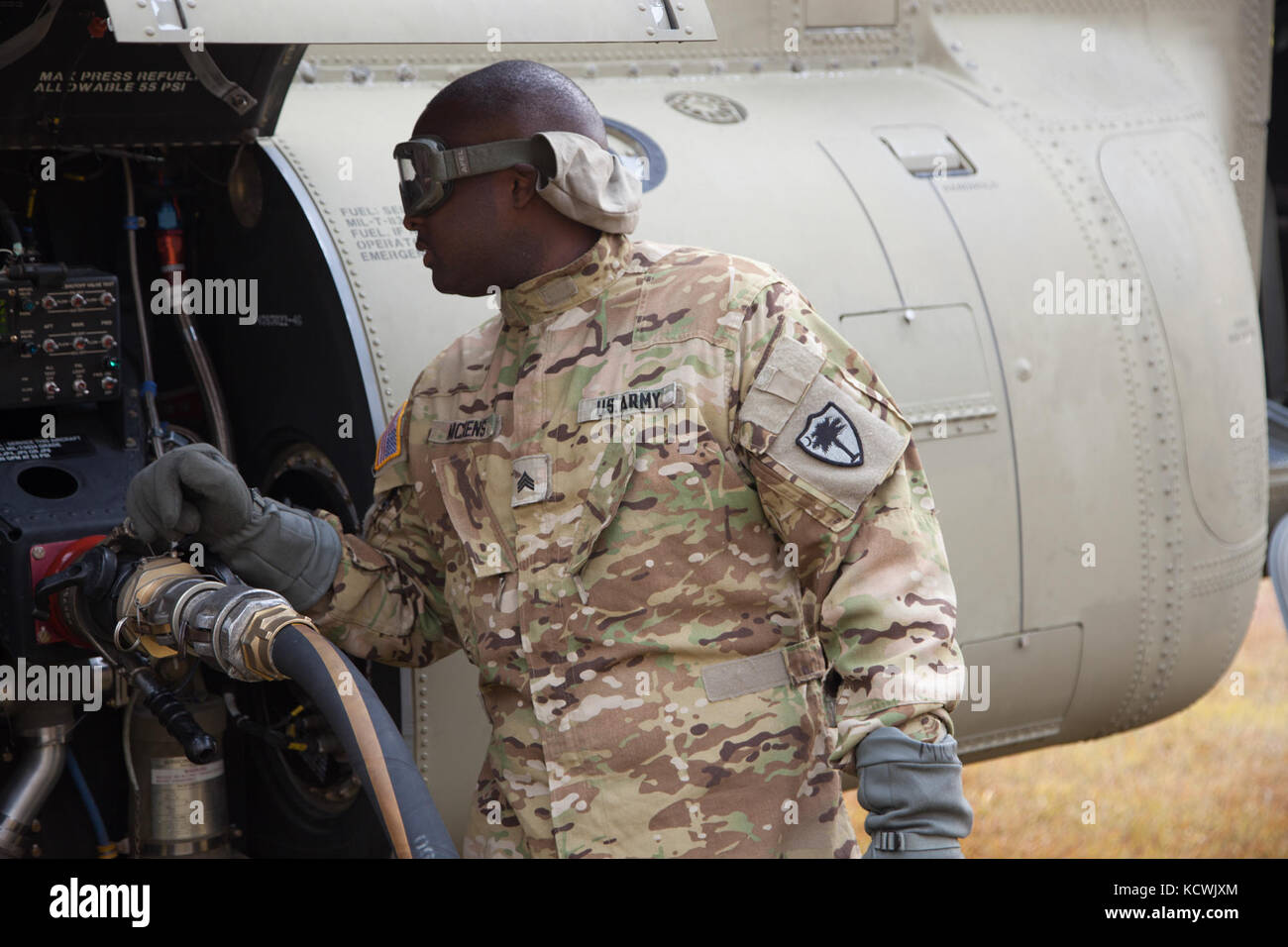 A South Carolina Army National Guard CH47 Chinook from Det. 1, Bravo