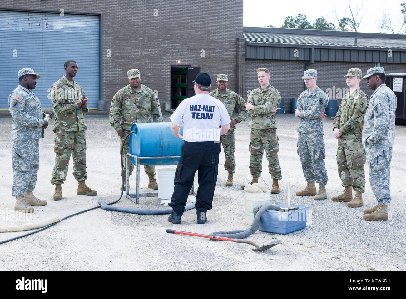 U.S. Soldiers assigned to the 251st Area Support Medical Company, South