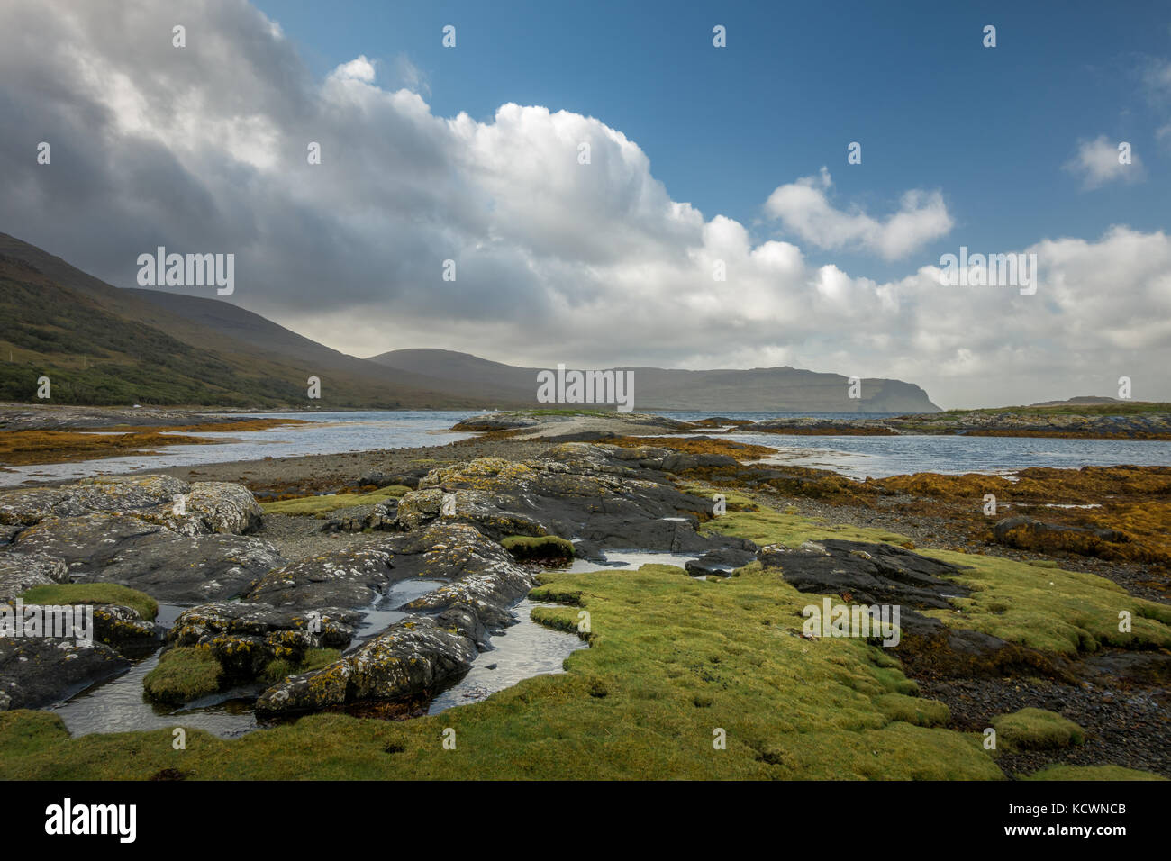 The shores of Loch Na Keal, Isle of Mull, Scotland Stock Photo