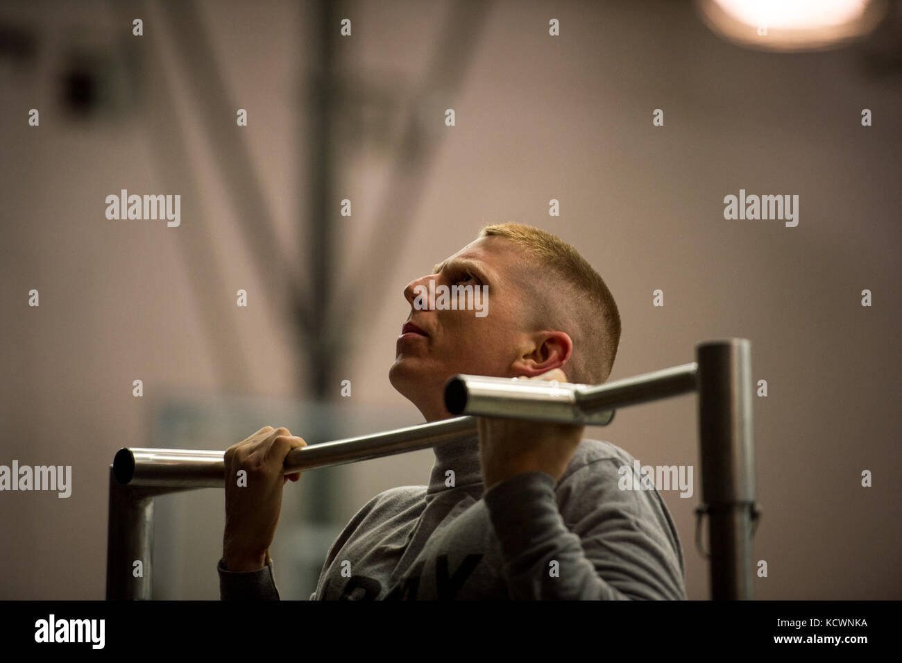 South Carolina Army National Guard Sgt. Tyler Watkins, an assistant