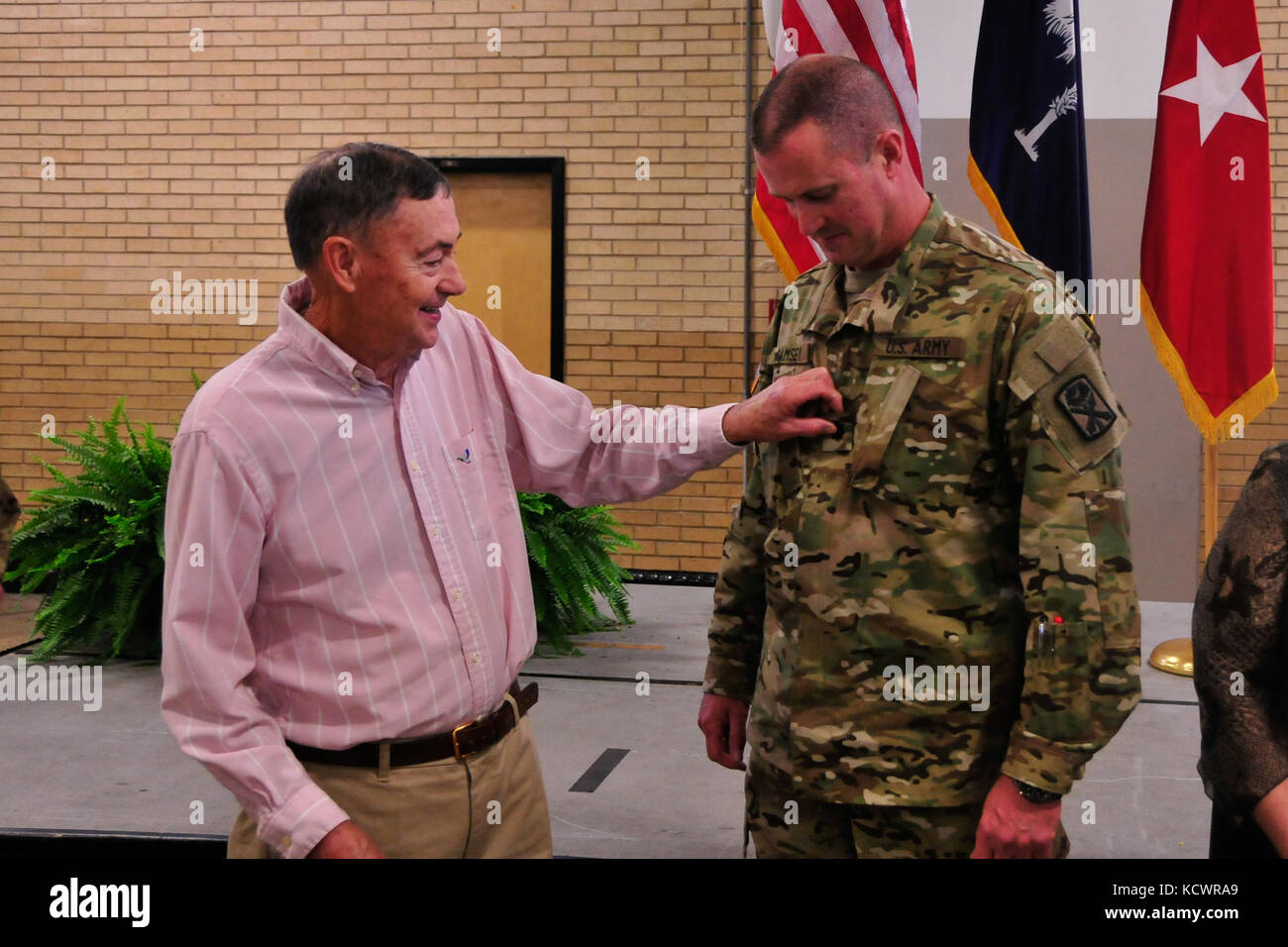Lt. Col. John C. Ramsey Jr., is promoted to colonel in front of his ...