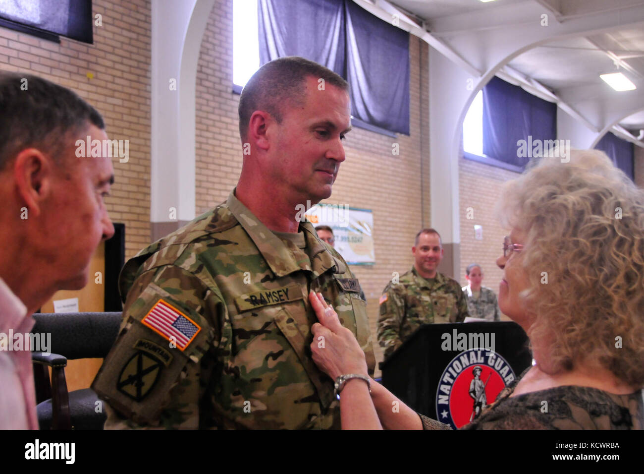 Lt. Col. John C. Ramsey Jr., is promoted to colonel in front of his ...