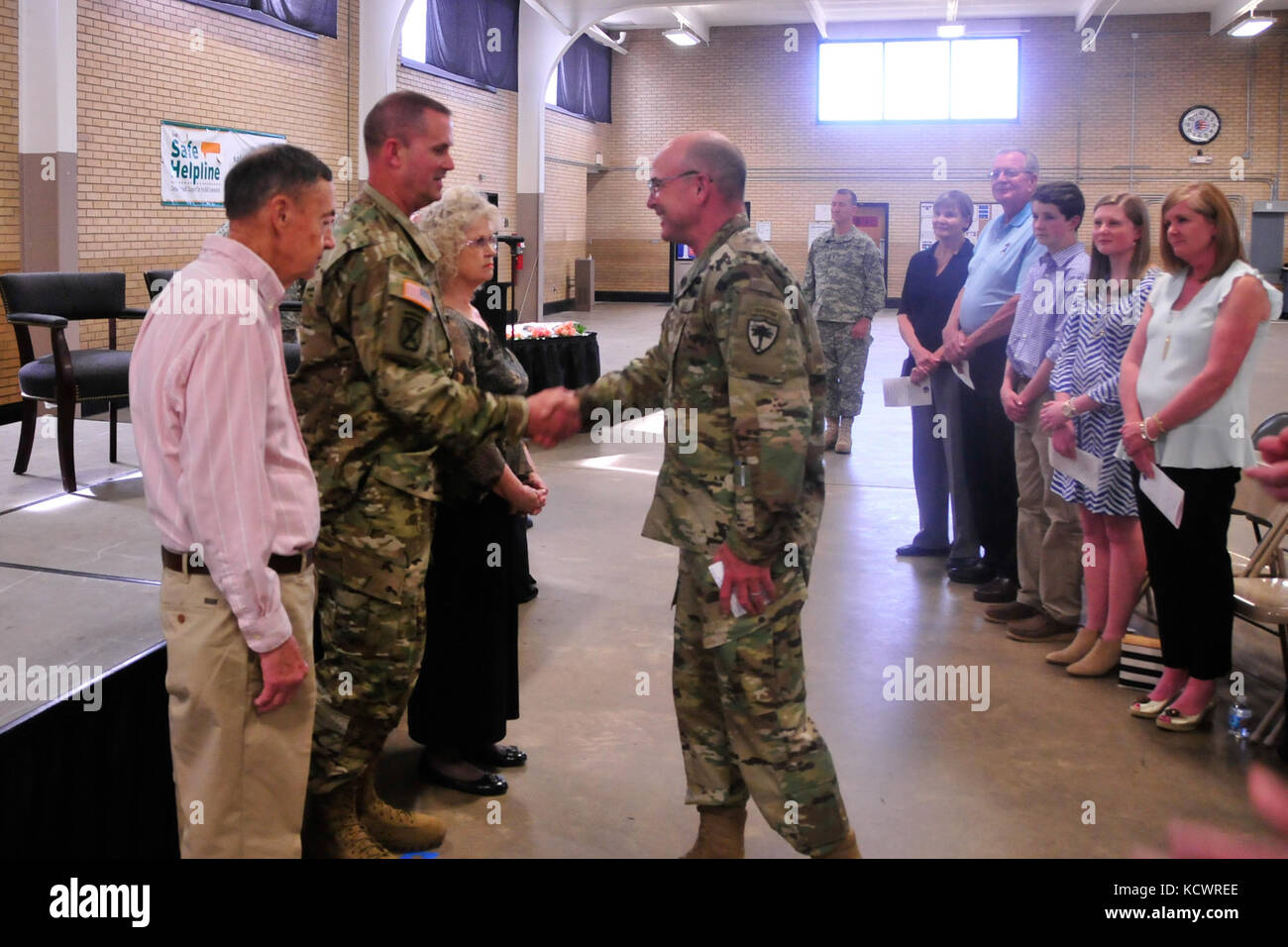 Lt. Col. John C. Ramsey Jr., is promoted to colonel in front of his ...