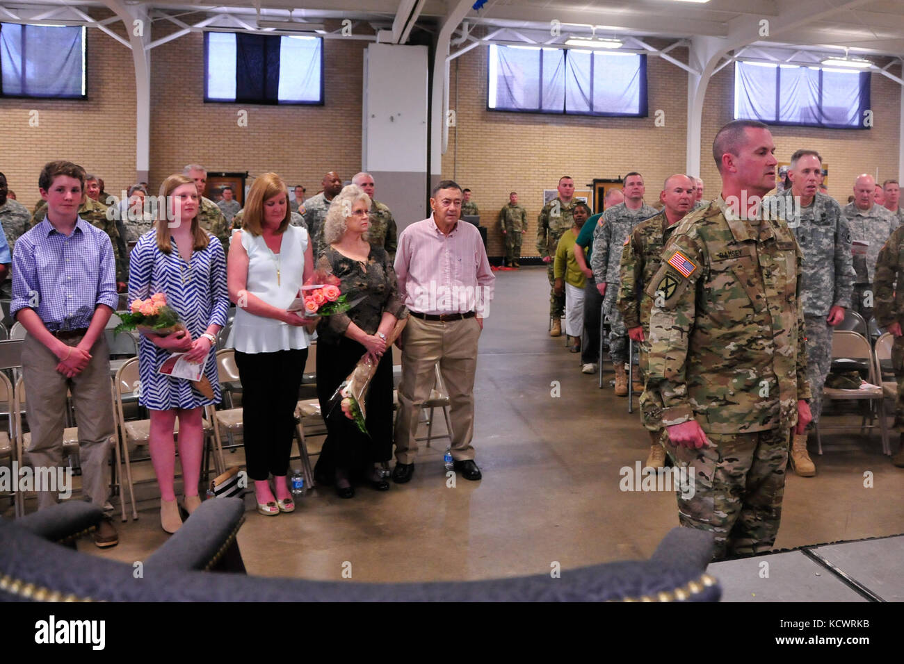Lt. Col. John C. Ramsey Jr., is promoted to colonel in front of his ...