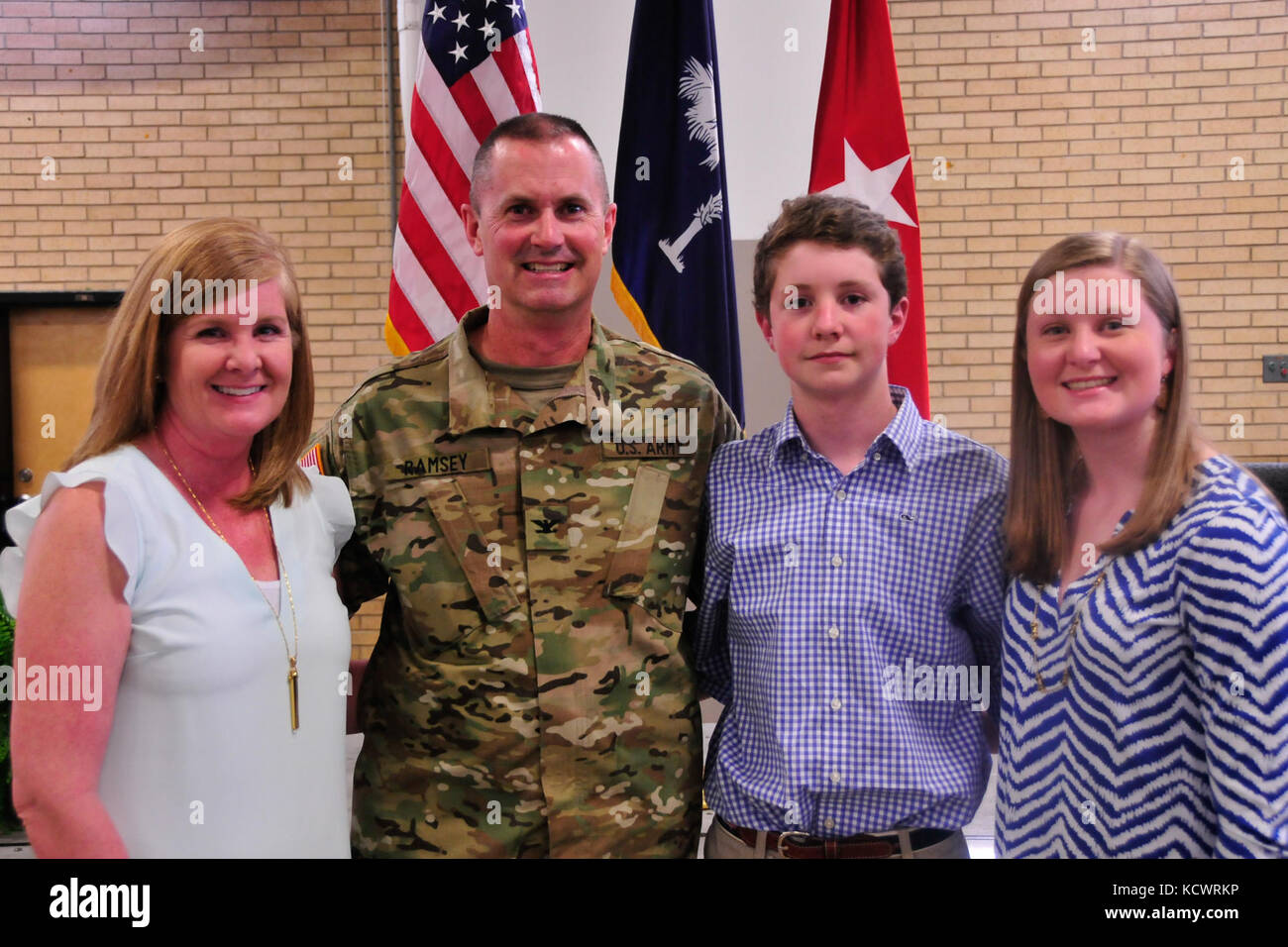 Lt. Col. John C. Ramsey Jr., is promoted to colonel in front of his ...