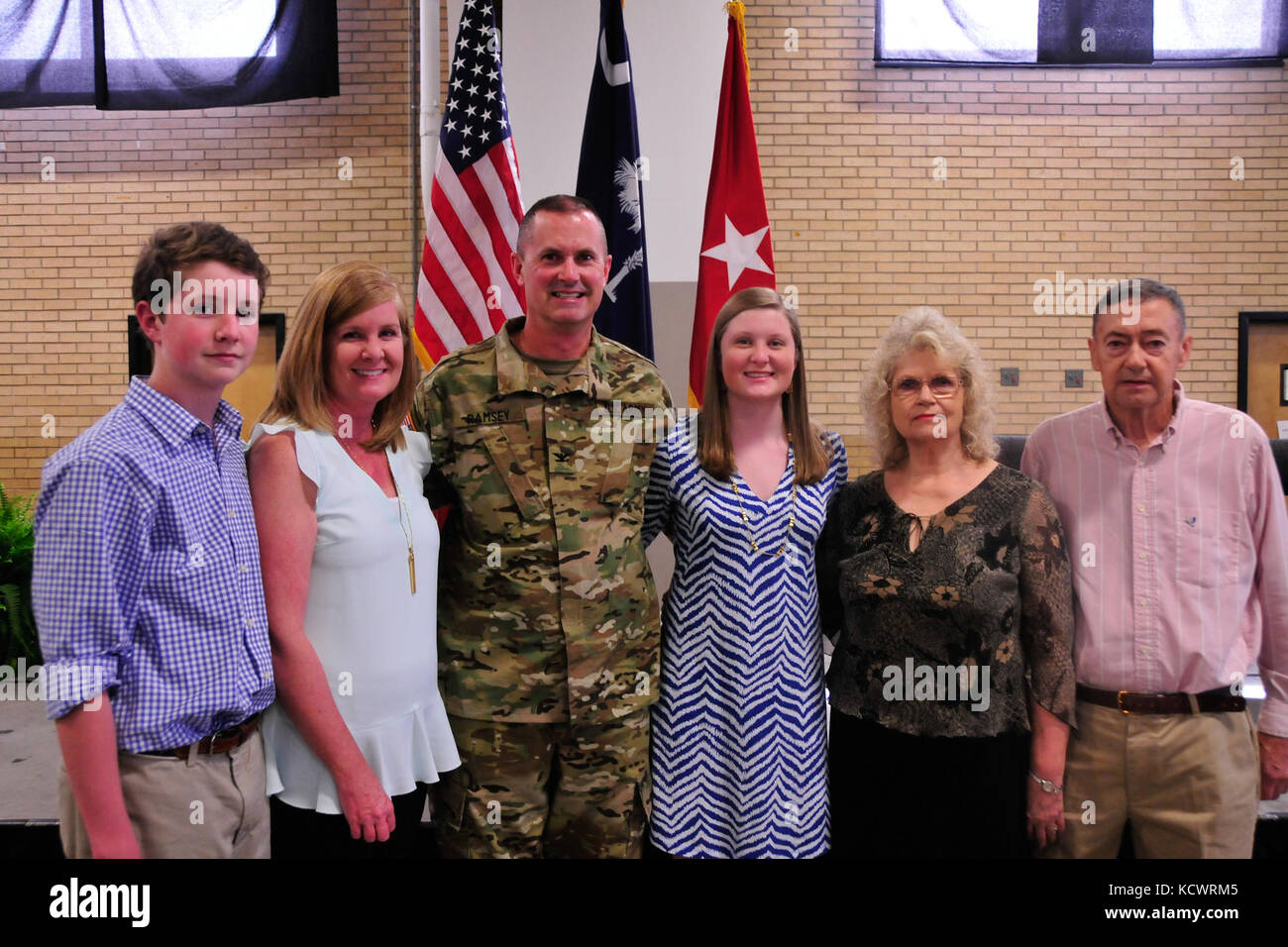 Lt. Col. John C. Ramsey Jr., is promoted to colonel in front of his ...