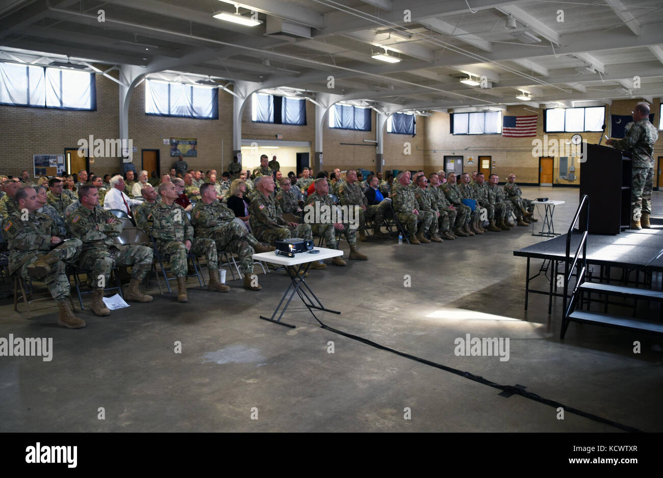 More than 150 Soldiers, Airmen, and civilians gathered at the Bluff
