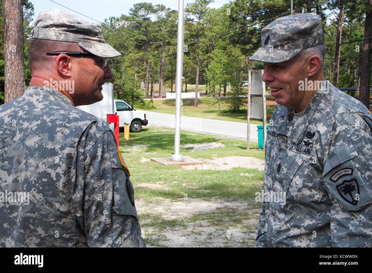 U.S. Army Command Sergeant Major Robert H. Brickley, state command