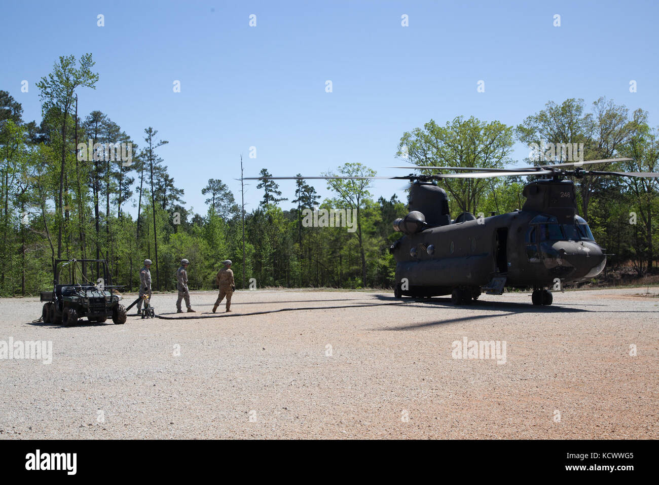 South Carolina Army National Guard Soldiers with Detachment 1, Company