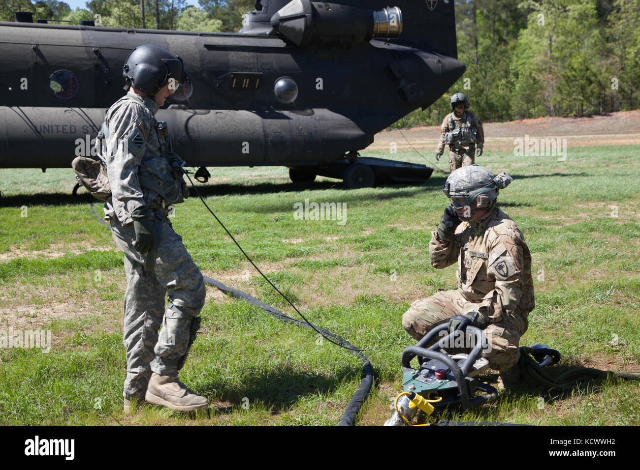 South Carolina Army National Guard Soldiers with Detachment 1, Company