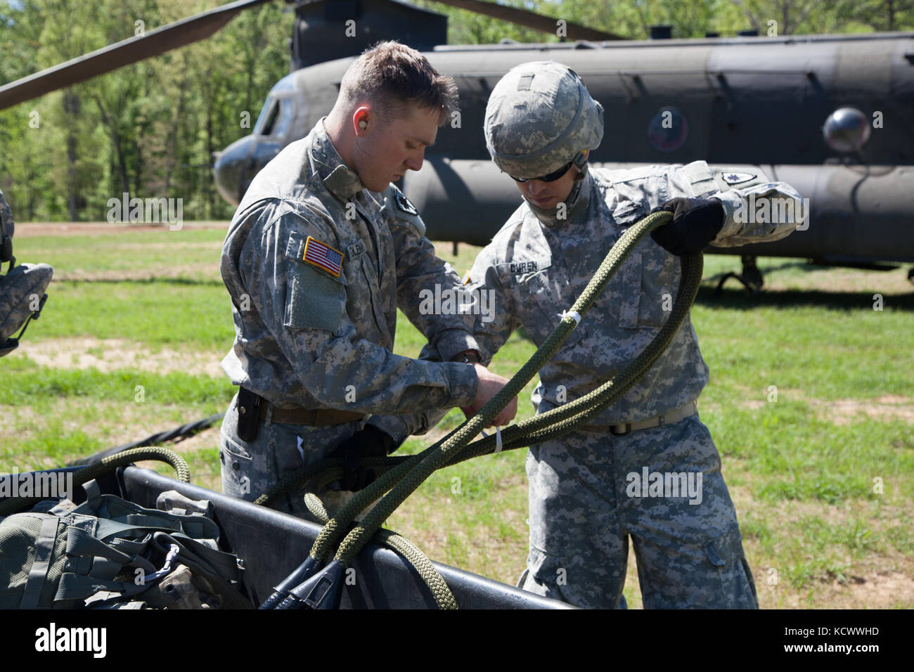 South Carolina Army National Guard Soldiers with Detachment 1, Company