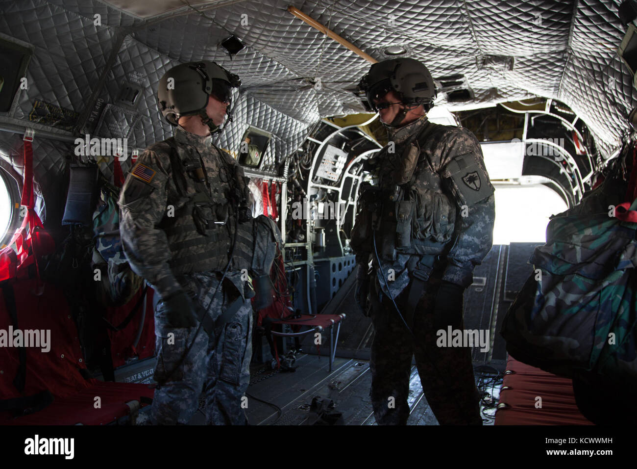 South Carolina Army National Guard Soldiers with Detachment 1, Company